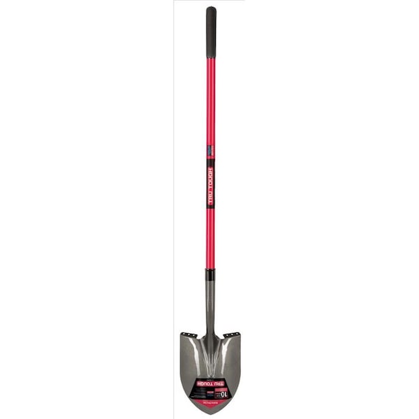 Truper Truper Tru-Tough 56.75 in. Steel Round Digging Shovel Fiberglass Handle PRL-FV - main